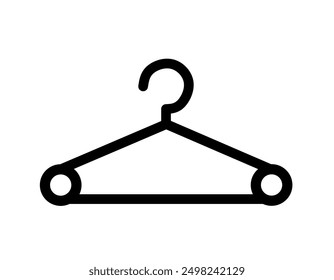 hanger icon vector with trendy design. clothes hanger icon