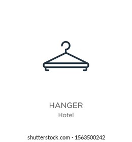 Hanger icon vector. Trendy flat hanger icon from hotel collection isolated on white background. Vector illustration can be used for web and mobile graphic design, logo, eps10
