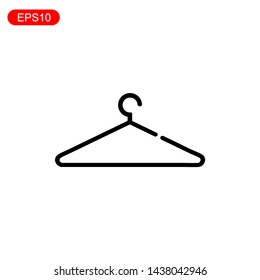 Hanger icon with white background.vector design