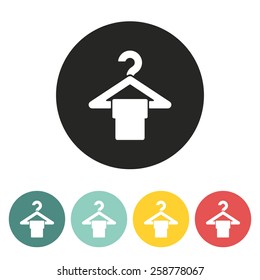 hanger icon.vector illustration.