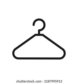Icono colgante,ilustración vectorial. Diseño plano. Icono de colgador vectorial aislado en fondo blanco, icono de colgador Eps10. símbolos vectoriales de diseño gráfico de iconos de suspensión.