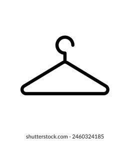 hanger isolated on white - vector icon