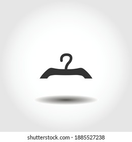 icono de vector aislado de suspensión. elemento de diseño de ropa