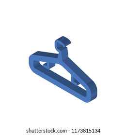 Hanger isometric left top view 3D icon