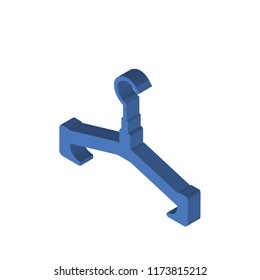 Hanger isometric left top view 3D icon