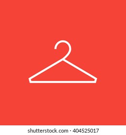 Hanger line icon.