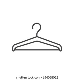 Hanger line icon.
