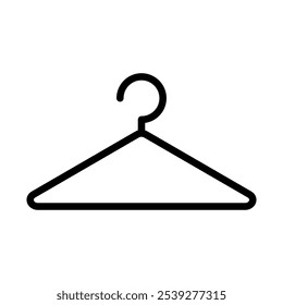 Hanger line icon vector design template and illustration with editable strokeline