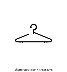 Hanger line vector icon