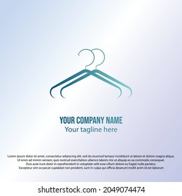Logotipo de colgante, con concepto de color degradado 