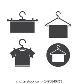 hanger logo icon vector illustration design template