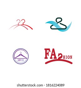 Plantilla de ilustración de diseño del vector del logotipo de colgador