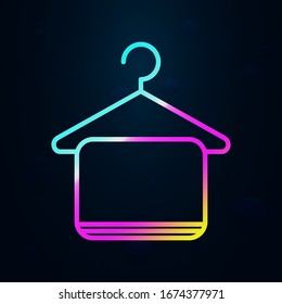 hanger in nolan style icon. Simple thin line, outline vector of hotel icons for ui and ux, website or mobile application