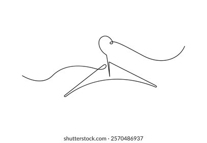 Hanger one line continuous. Line art hanger. Hand drawn vector art. Continuous line hangers illustration. One line minimal drawing design.