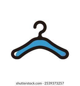 Hanger outline icon for graphic design, apps and websites
