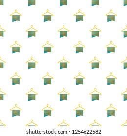 Hanger pattern seamless vector repeat for any web design