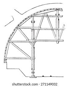 Hanger semicircular arch 