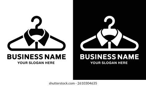Hanger Shirt Logo Bold Black Fashion for Clothing