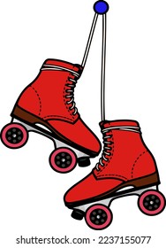 Hanger shoes on the button