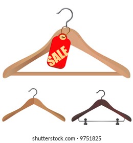 concepto de compra de perchas