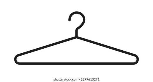 Hanger silhouette icon symbol simple design