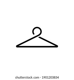 Hanger Silhouette Logo Design, Vector Icon Sign Symbol