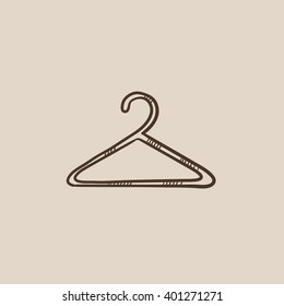 Hanger sketch icon.