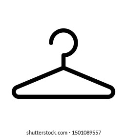 hanger thin line vector icon