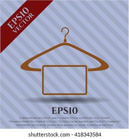 Hanger with Towel symbol