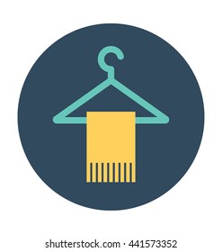 Hanger Towel Vector Icon
