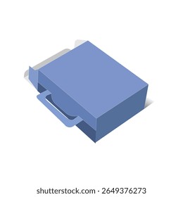 Cabide tuck caixa final bloqueio insere modelo 3D