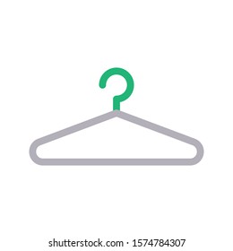 hanger vector color line icon 
