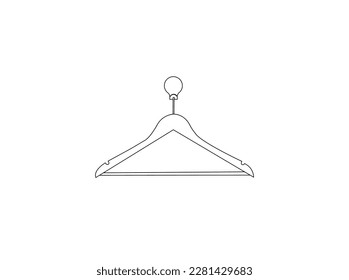 


diseño e ilustración del vector de percha. imágenes vectoriales, iconos e imágenes vectoriales. diseño y contorno vectorial de suspensión.