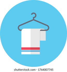hanger vector flat color icon 