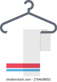 icono de color plano del vector de suspensión 