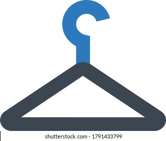 hanger vector glyph color icon