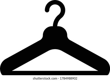 hanger vector glyph flat icon 