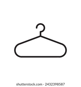 hanger vector glyph flat icon flat liner illustration on white background..eps