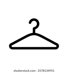 hanger vector glyph flat icon 