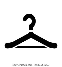 Hanger Vector Glyph Icon Vector Design