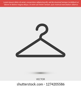 hanger vector icon 10 eps