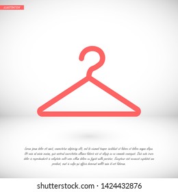 hanger vector icon 10 eps , Lorem ipsum Flat design
