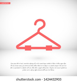 hanger vector icon 10 eps , Lorem ipsum Flat design