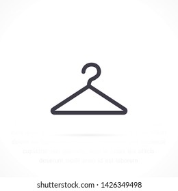 hanger vector icon 10 eps , Lorem ipsum Flat design