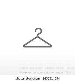hanger vector icon 10 eps , Lorem ipsum Flat design