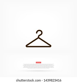 hanger vector icon 10 eps , Lorem ipsum Flat design