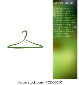 Hanger vector icon