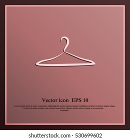 Hanger vector icon