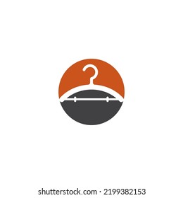 hanger vector icon illustration logo template.