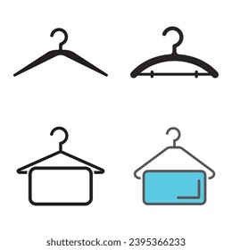 Hanger vector icon illustration logo template